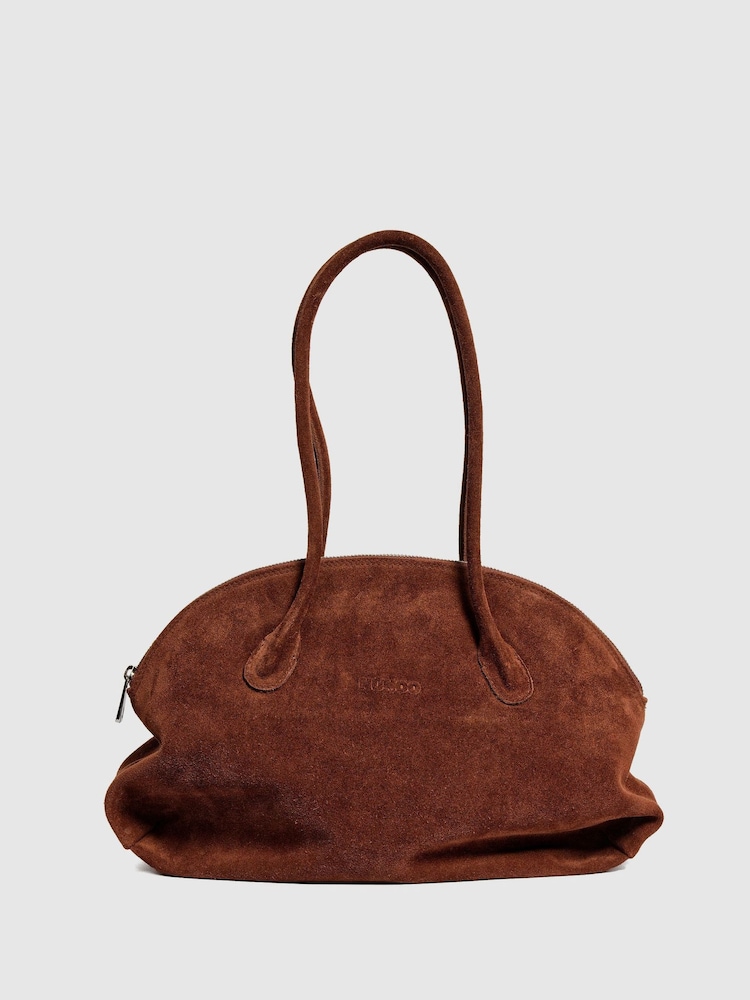 NÚNOO Alina Suede Cacao Bag - صورة 1 من 3 NÚNOO Alina Suede Cacao Bag - صورة 1 من 3