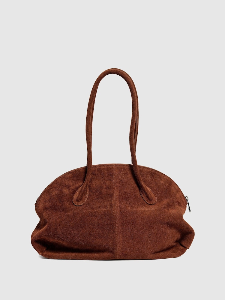 NÚNOO Alina Suede Cacao Bag - صورة 2 من 3 NÚNOO Alina Suede Cacao Bag - صورة 2 من 3