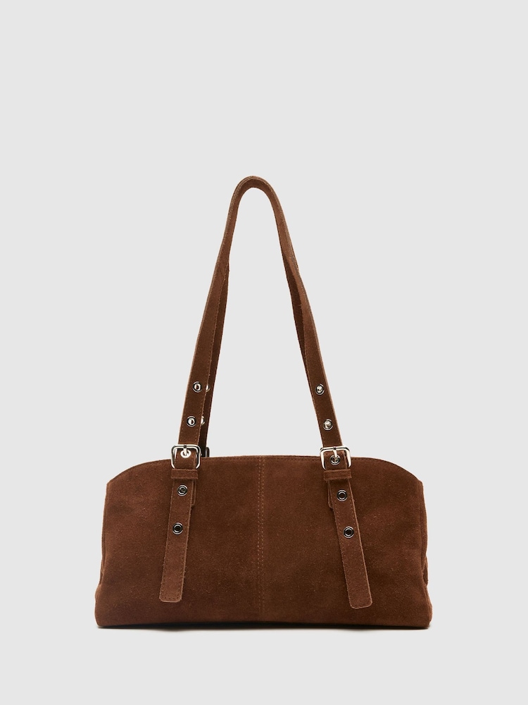 NÚNOO Hazel Suede Cacao Bag - Bild 4 von 4 NÚNOO Hazel Suede Cacao Bag - Bild 4 von 4