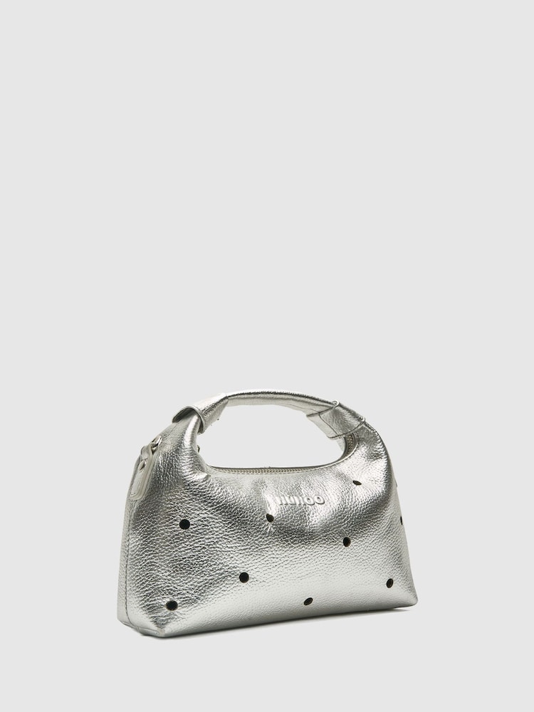 NÚNOO Silver Mini Dandy Bag - Image 6 of 6 NÚNOO Silver Mini Dandy Bag - Image 6 of 6