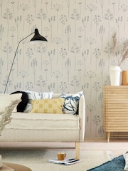 Scion Denim Stipa 10.05M Wallpaper - Image 1 of 3