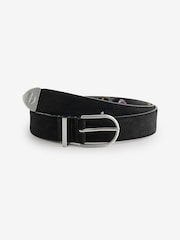 B by Ted Baker Suede Smart Buckle Belt - Image 1 of 3
