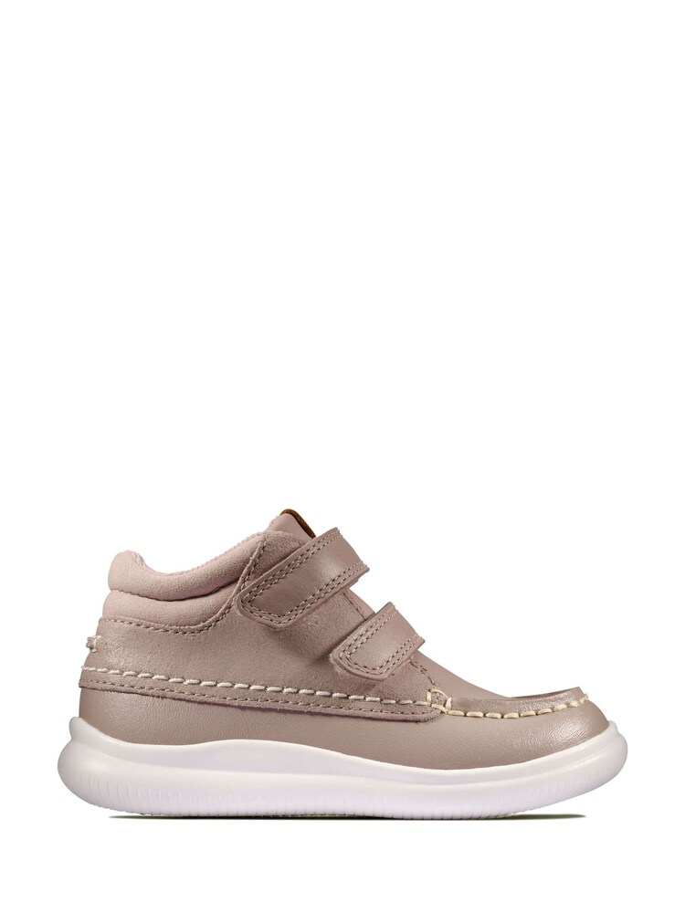 Clarks Pink multi fit Combi Lea Crest Tuktu Boots - Image 1 of 9