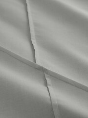 Serene Grey Dart Pleated Duvet Cover And Pillowcase Set - Image 3 of 3
