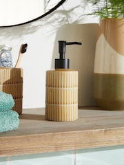 Ochre Yellow Tile Soap Dispenser - Image 1 of 4