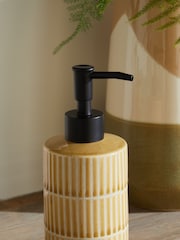 Ochre Yellow Tile Soap Dispenser - Image 2 of 4
