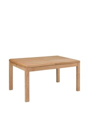 Julian Bowen Natural Kemble Curve Dining Table - Image 2 of 7