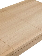 Julian Bowen Natural Kemble Curve Dining Table - Image 4 of 7