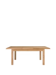 Julian Bowen Natural Kemble Curve Dining Table - Image 5 of 7