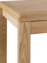 Julian Bowen Natural Kemble Curve Dining Table - Image 6 of 7