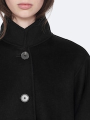 AllSaints Black Effie Coat - Image 4 of 8