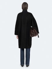 AllSaints Black Effie Coat - Image 6 of 8