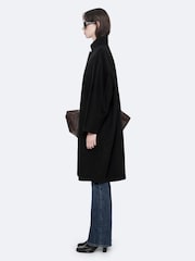 AllSaints Black Effie Coat - Image 7 of 8