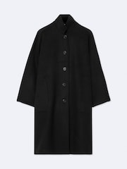 AllSaints Black Effie Coat - Image 8 of 8