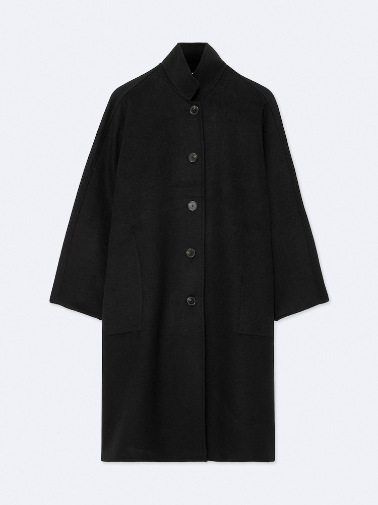 AllSaints Black Effie Coat - Image 8 of 8