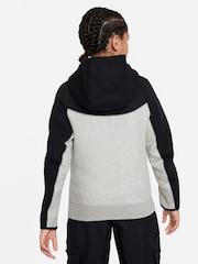 Nike Black/Grey Tech Fleece Zip Through Hoodie - Image 2 of 7