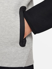 Nike Black/Grey Tech Fleece Zip Through Hoodie - Image 4 of 7