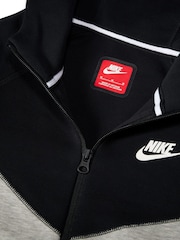 Nike Black/Grey Tech Fleece Zip Through Hoodie - Image 5 of 7