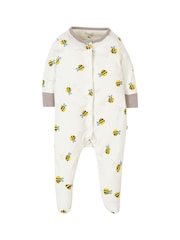 Frugi Cream Organic Cotton Buzzy Bee 3 Piece Gift Set - Image 4 of 6