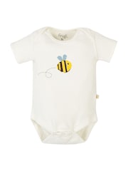 Frugi Cream Organic Cotton Buzzy Bee 3 Piece Gift Set - Image 5 of 6