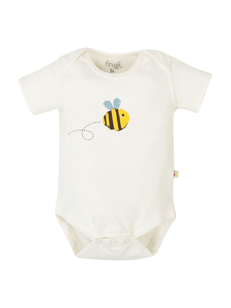 Frugi Cream Organic Cotton Buzzy Bee 3 Piece Gift Set - Image 5 of 6