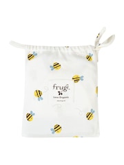 Frugi Cream Organic Cotton Buzzy Bee 3 Piece Gift Set - Image 6 of 6