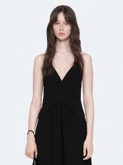 AllSaints Black Fawn Dress - Image 3 of 8