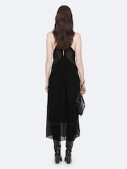 AllSaints Black Fawn Dress - Image 6 of 8