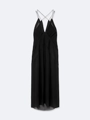 AllSaints Black Fawn Dress - Image 8 of 8