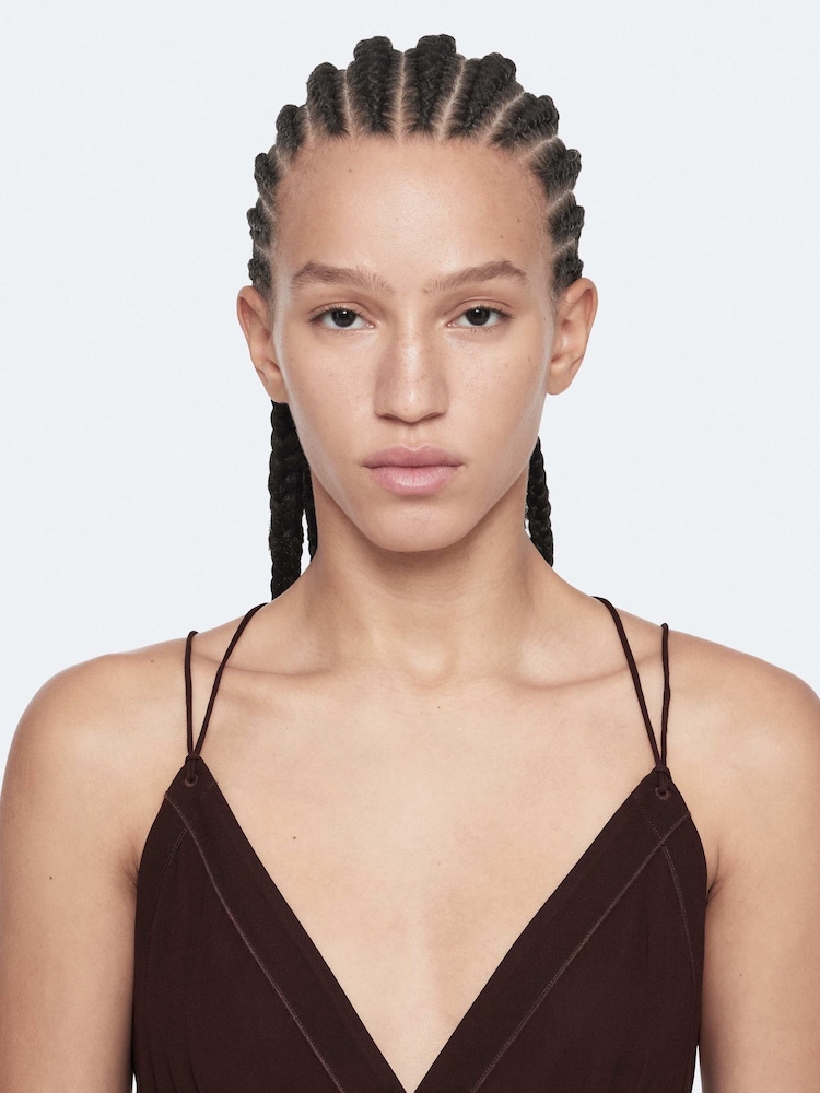 AllSaints Red Fawn Dress - Image 2 of 8 AllSaints Red Fawn Dress - Image 2 of 8
