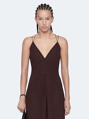 AllSaints Red Fawn Dress - Image 3 of 8