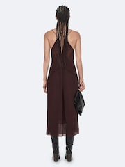AllSaints Red Fawn Dress - Image 6 of 8