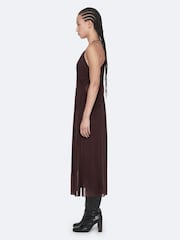 AllSaints Red Fawn Dress - Image 7 of 8
