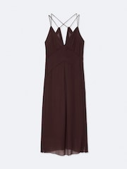 AllSaints Red Fawn Dress - Image 8 of 8