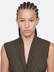 AllSaints Brown Dariya Dress - Image 2 of 8
