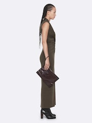 AllSaints Brown Dariya Dress - Image 5 of 8