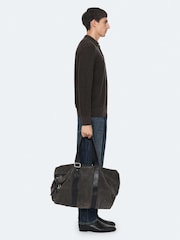 AllSaints Green Aspen Long Sleves Polo Shirt - Image 5 of 8