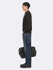 AllSaints Green Aspen Long Sleves Polo Shirt - Image 7 of 8