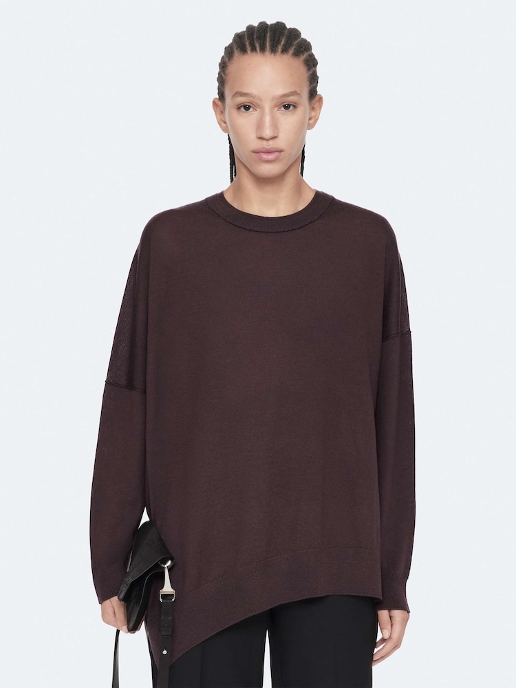 AllSaints Purple Martel Jumper - Image 1 of 8