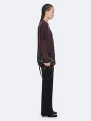 AllSaints Purple Martel Jumper - Image 5 of 8