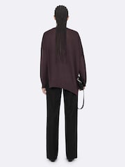AllSaints Purple Martel Jumper - Image 6 of 8