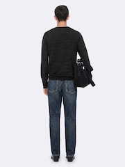 AllSaints Green Beton V-Neck Jumper - Image 6 of 8