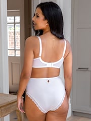 Pour Moi White High Waist Rebel Deep Knickers - Image 2 of 4