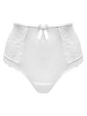 Pour Moi White High Waist Rebel Deep Knickers - Image 3 of 4