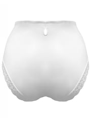 Pour Moi White High Waist Rebel Deep Knickers - Image 4 of 4
