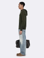 Allsaints Green Mode Wool Zip-Up Hoodie - Image 5 of 8