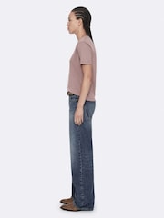 AllSaints Pink Hela Short Sleeve T-Shirt - Image 7 of 8