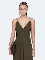 AllSaints Green Fawn Dress - Image 2 of 8