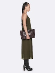 AllSaints Green Fawn Dress - Image 5 of 8
