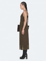 AllSaints Green Fawn Dress - Image 6 of 8